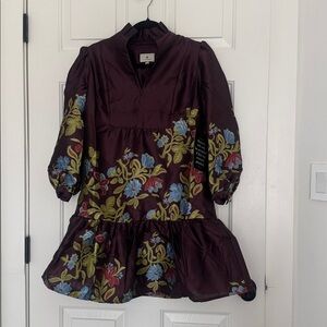 NWT NEW TUCKERNUCK JACQUARD PALMERSTON DRESS XS